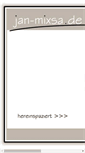 Mobile Screenshot of jan-mixsa.de
